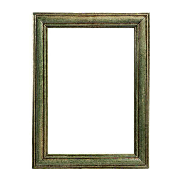 Wooden Picture frame stock photo