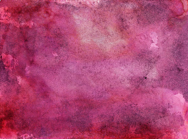 istock Hand painted abstract texture with shades of bright magenta 490932176