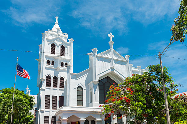 white church in Key West, Florida
