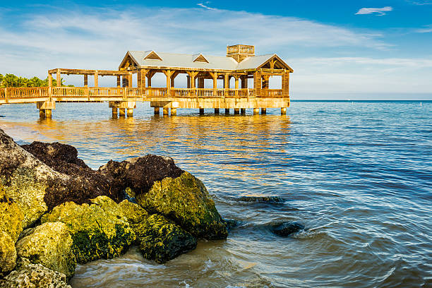 istock vintage pier in Key West 490938804