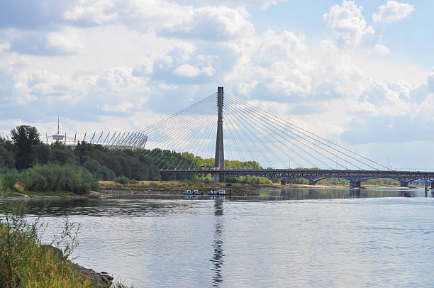 istock Bridge over Vistula (Wisla) river in Warsaw 490939654