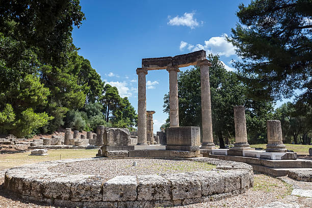 istock The Philippeion building remains at ancient Olimpia 490940242