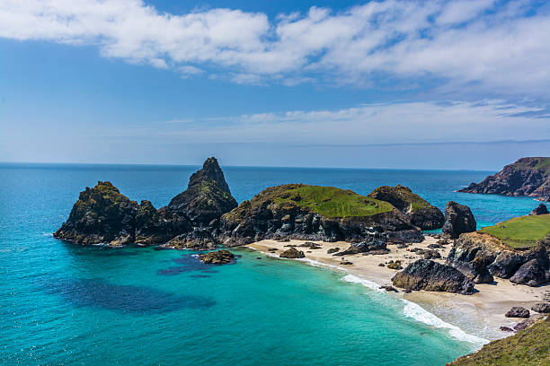 istock Kynance Cove coastline 490946402