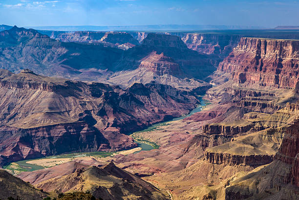 Grand Canyon in spectacular afternoon light Grand Canyon in spectacular afternoon light with valley view yaki point stock pictures, royalty-free photos & images