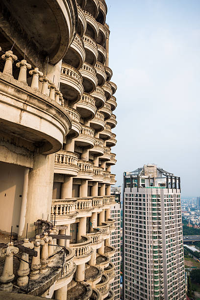 istock Beautiful facade of the old building 490960894