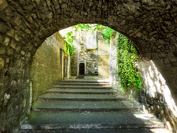 arco in pietra - dublin ireland brick built structure building exterior foto e immagini stock