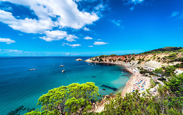 Cala d'Hort beach of Ibiza