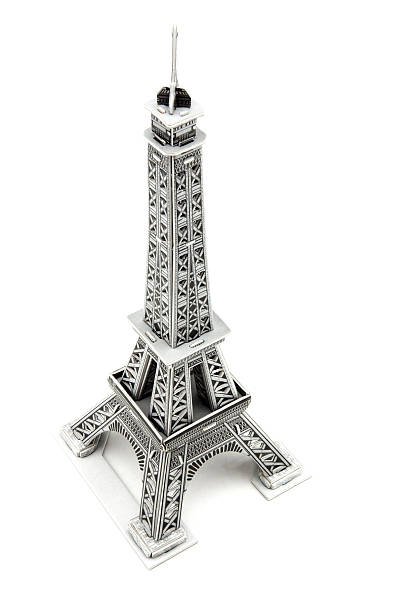 istock souvenir from paper Eiffel Tower Paris on white background 490969614