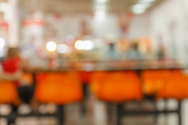 blur background : people in public transportation bus station,abstract background.