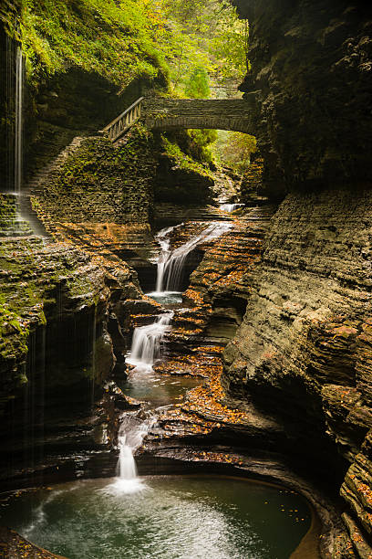 istock XXXL: Gorge trail through Watkins Glen State Park 490971934