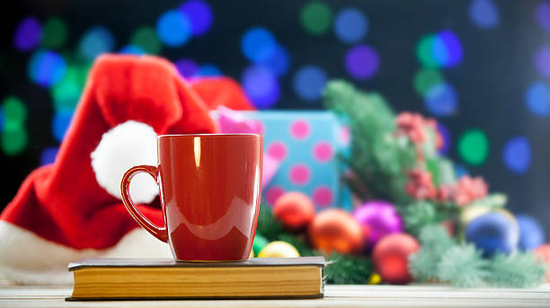 istock Cup of tea or coffee on a book 490984946