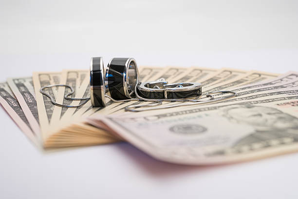 istock American dollars with modern jewelry 490985582