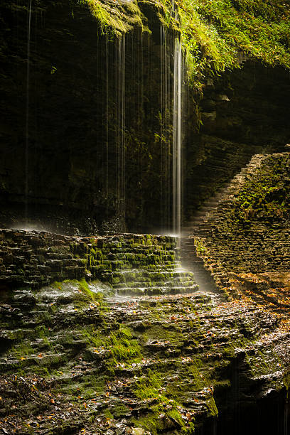 istock XXXL: Gorge trail through Watkins Glen State Park 490986520