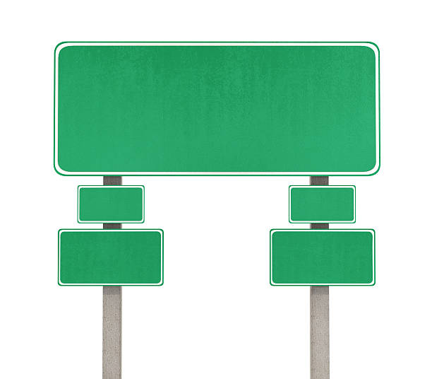 istock Road sign. Pointer on the road isolated on white background 490986840