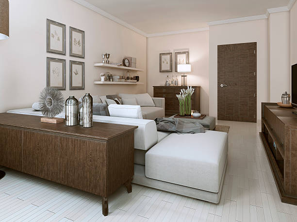 istock Living room in Contemporary style. 490987938