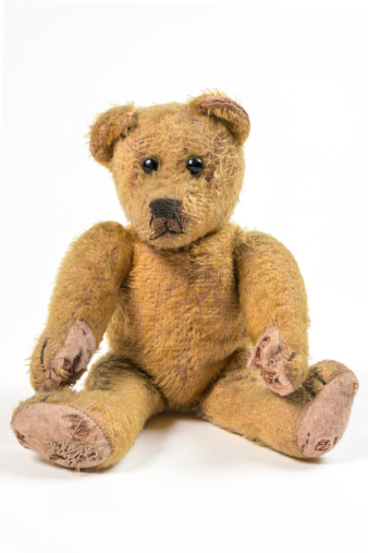 Nostalgic and lonesome Teddy bear