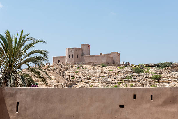 Taqah castle, Dhofar (Oman) stock photo