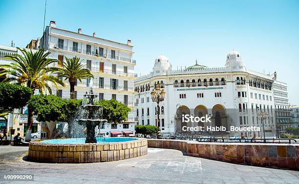 The Great Post Office In Algiers Stock Photo - Download Image Now - Algiers - Algeria, Algeria, Monument