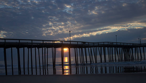 istock Sunrise Ocean City MD pier 490990859