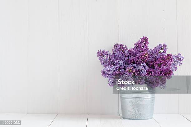 Flowers Of Lilac Stock Photo - Download Image Now - Arrangement, Backgrounds, Blue