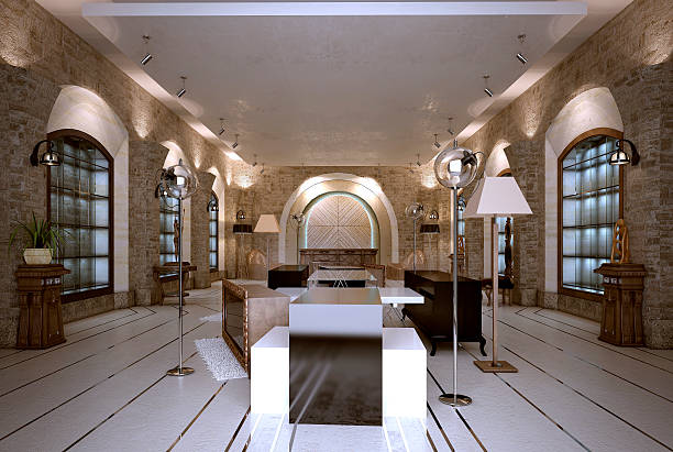 istock Shop interior art-deco style 490992556