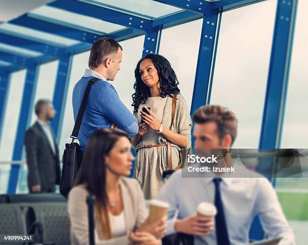 At The Airport Lounge Stock Photo - Download Image Now - 30-34 Years, 30-39 Years, Adult
