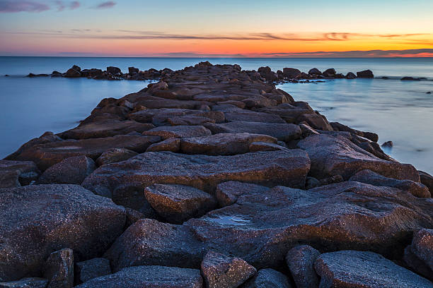 istock Sunset at sea in Italy 490995248