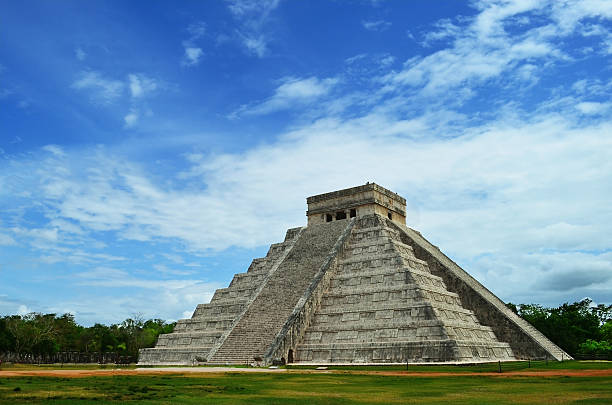 istock Mayan pyramid of Kukulkan in Mexico 490996114