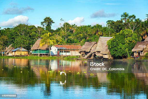 Amazon Jungle Village Stock Photo - Download Image Now - Peru, Iquitos, Amazon River