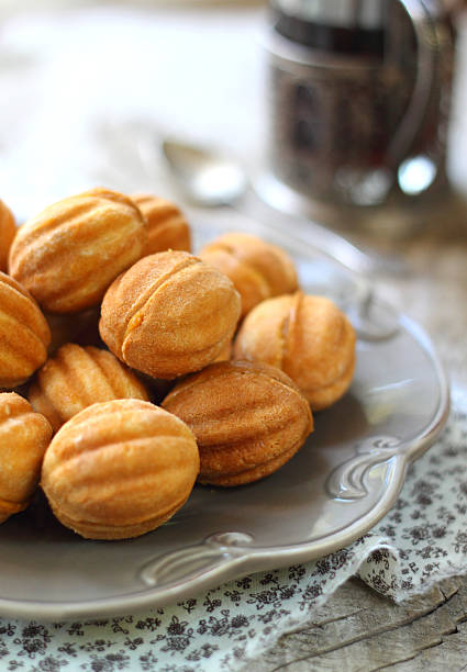 istock cookies nuts with the condensed milk, traditional Russian baking 490999780