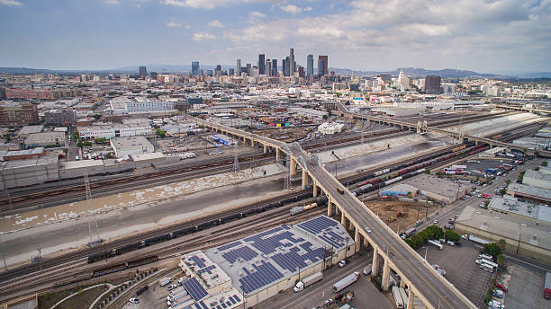 istock Sixth Street Bridge Snaking Into Downtown Los Angeles 491000140