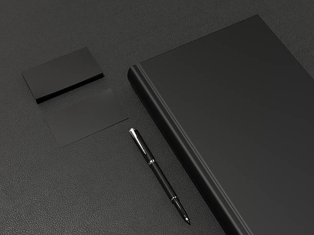 istock Black book and business cards 491000464
