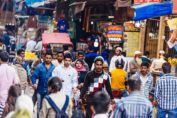 istock Delhi street scene 491020224