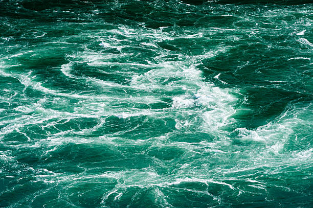 istock Abstract white water currents in green river 491022044
