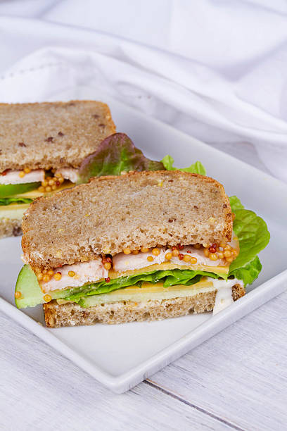 istock Turkey, cheddar, and green apple sandwich 491022280