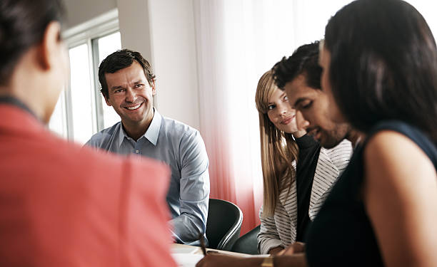 istock Their meetings are always pleasant and productive 491024066