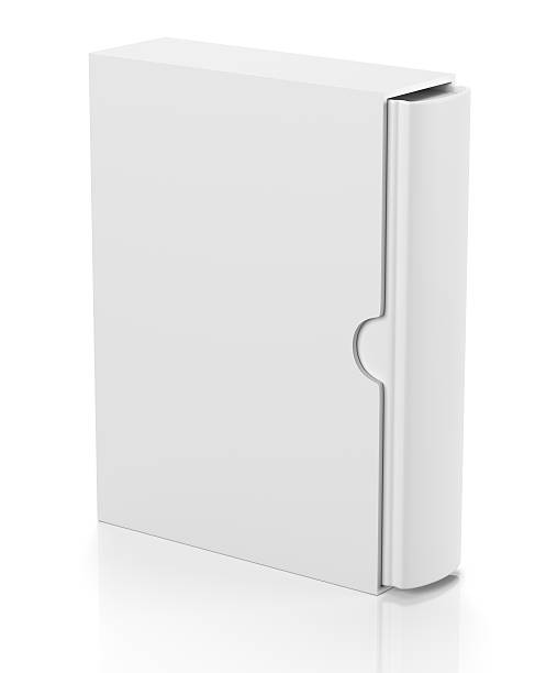 istock blank book in cardboard box cover on white 491024932