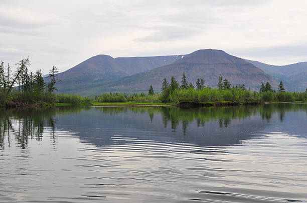 istock River Muksun, the Putorana plateau. 491025072