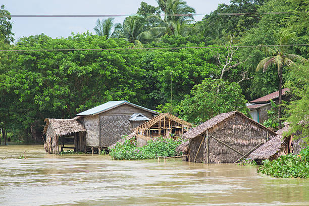 istock Monsoon flooding in Myanmar 2015 491027434
