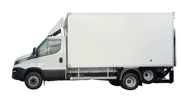 istock White Delivery Truck 491042976