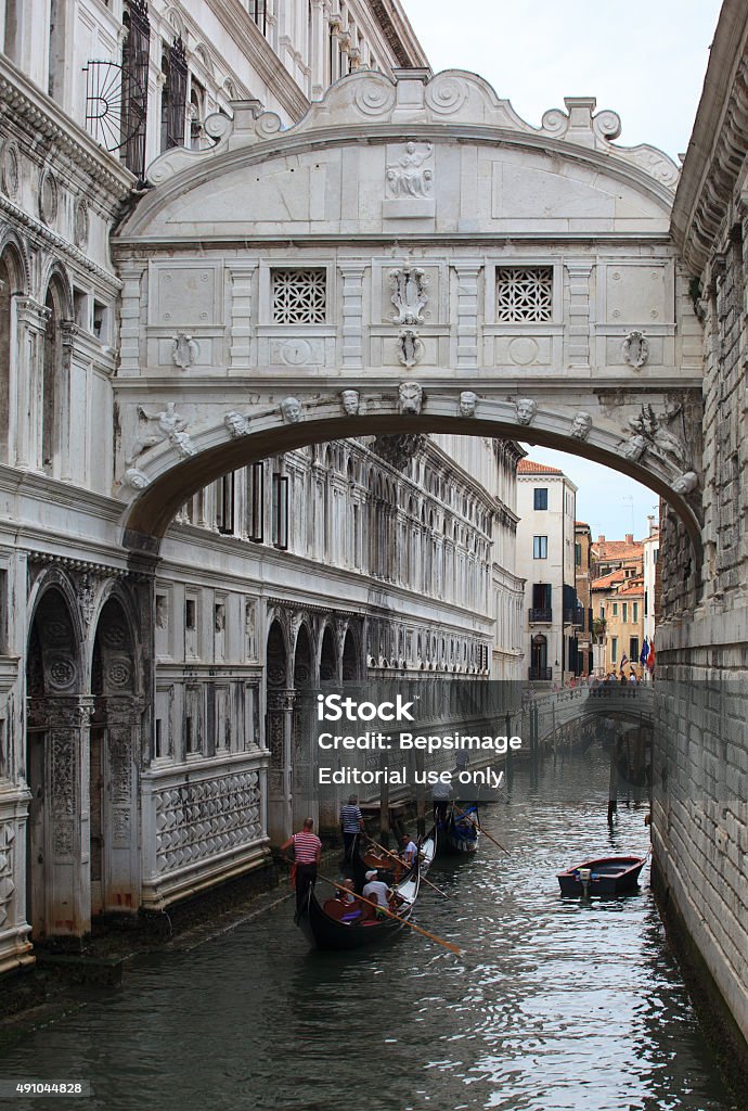 Bridge of Sighs, Venice Venice, Italy - August 30, 2012: View of Bridge of Sighs in Venice, Italy 2015 Stock Photo