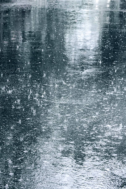 istock drops of rain water on wet asphalt 491045516