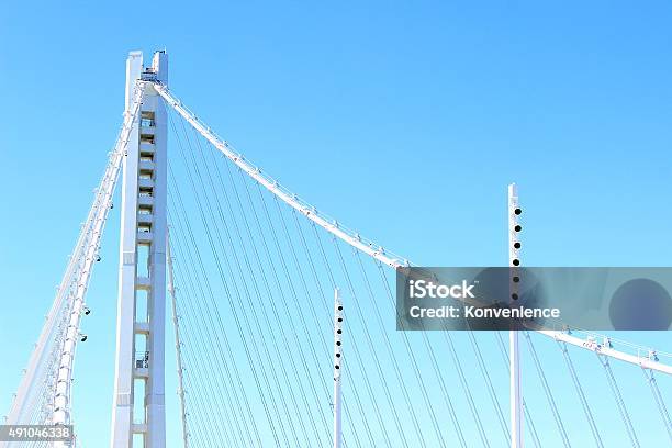 San Francisco Oakland Bay Bridge New Tower Stock Photo - Download Image Now - San Francisco-Oakland Bay Bridge, New, 2015