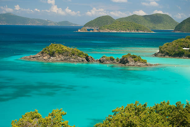 istock Trunk Bay on St John , United States Virgin Islands 491048670