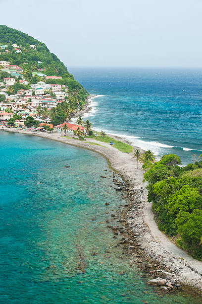 istock Overview of Scott's Head bay, Dominica 491050070