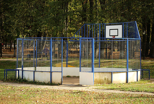 istock Basketball court 491058980