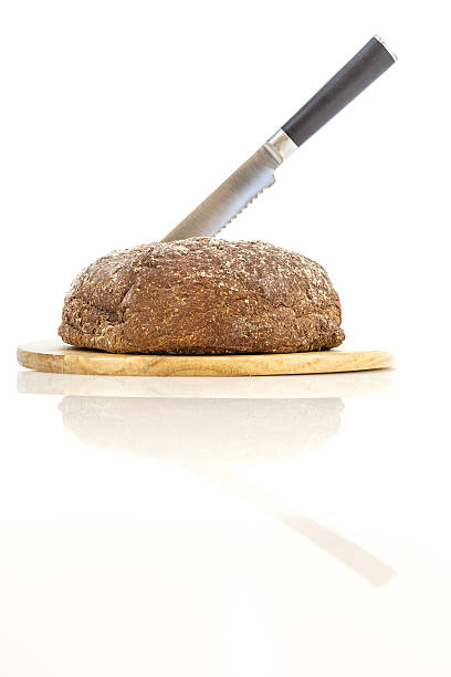 신선한 수제 식빵 - brown bread bread home interior organic 뉴스 사진 이미지