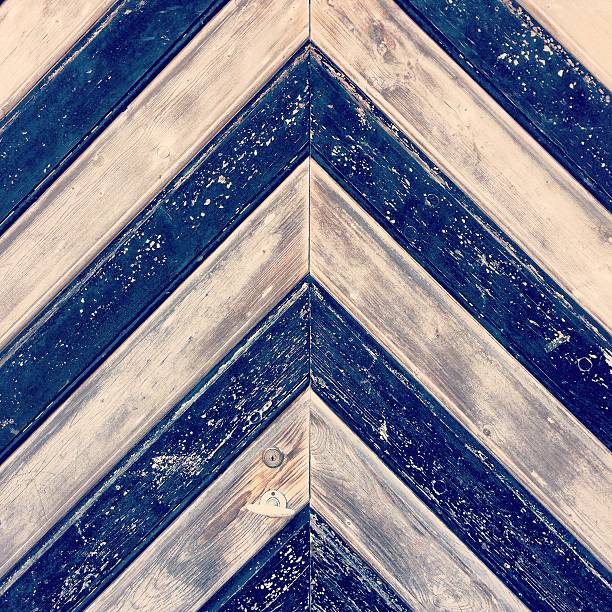 turquoise wooden pannels backgroubg. Retro gate background