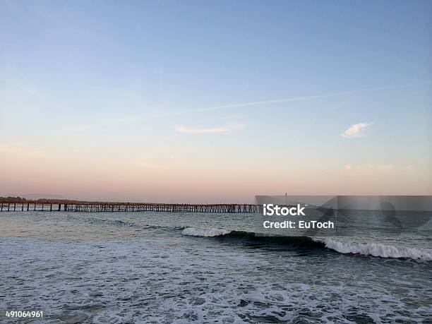 Long Wooden Pier Ventura Ca Stock Photo - Download Image Now - Blue, California, Coastline