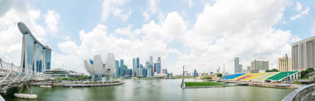 istock panorama of modern city,singapore 491065405